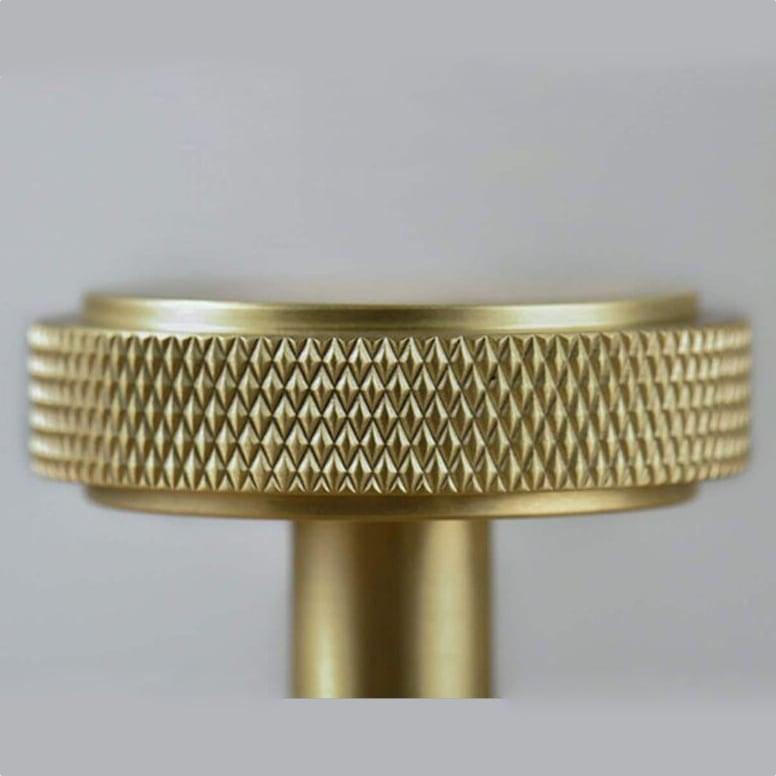VOULA / Knurled Brass Knobs - Handle Shop Couture 