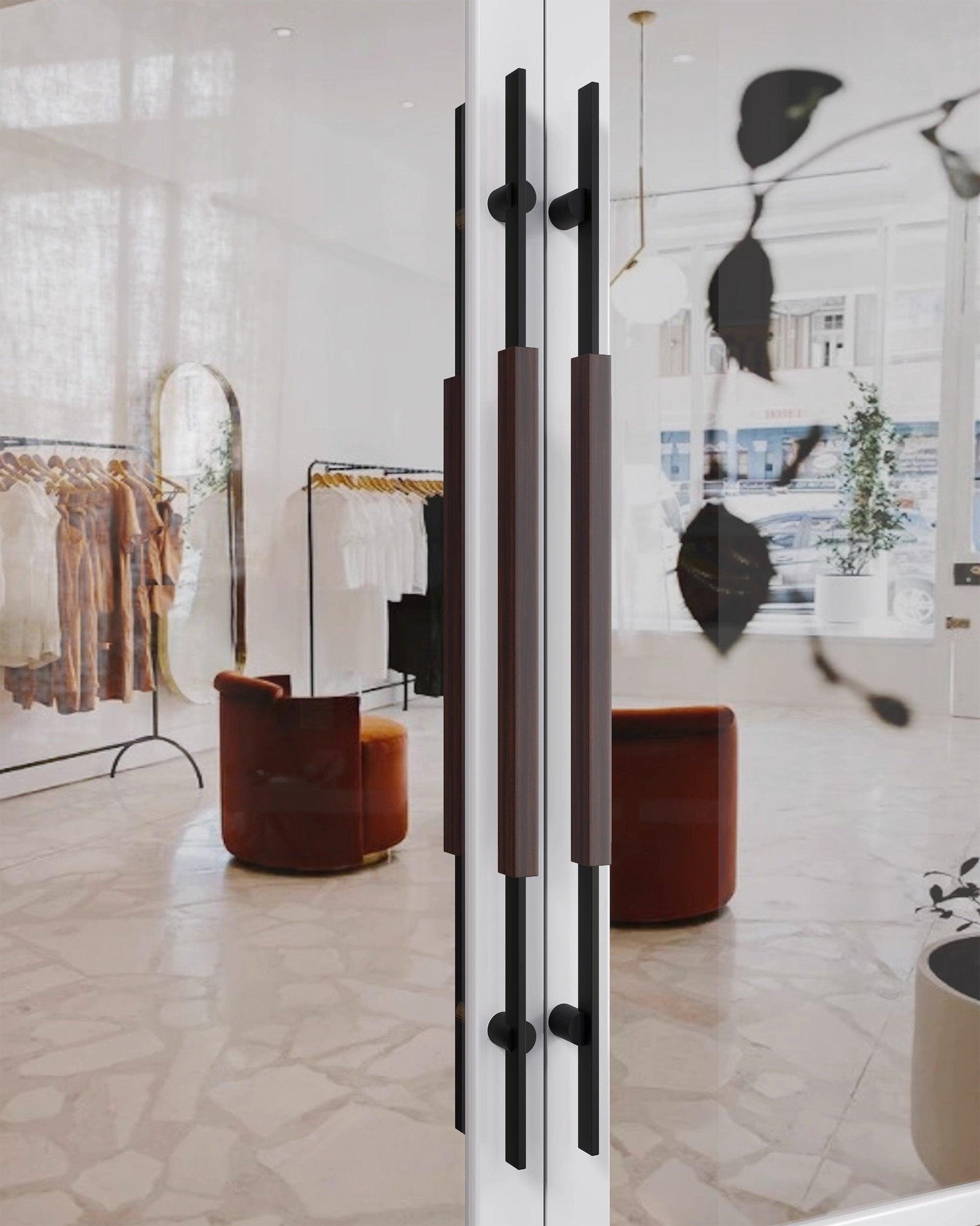 ZEFFIRO / Long Entrance Door Handles Push Pull - Handle Shop Couture 